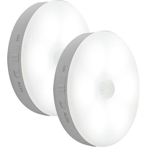 Lampe À Pression Rechargeable - Avec Batterie Intégrée - Réglage De La Luminosité - Pour Cuisine Armoire Bureau - 1 Pièce (1/5)