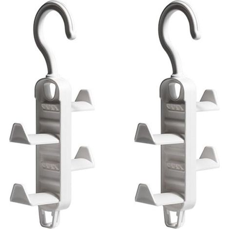 Portaborse portatile, set di ganci portaoggetti per cappelli, sciarpe, cravatte e kit di ganci appesi