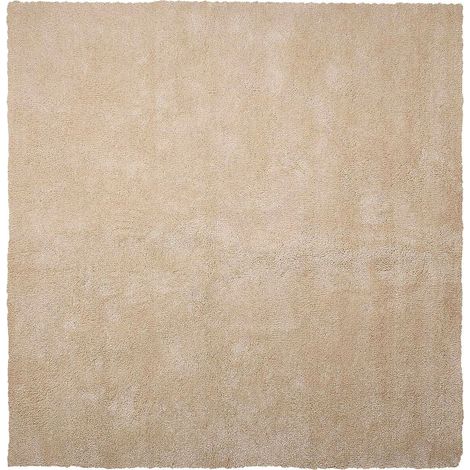 Shaggy-Teppich DEMRE Beige 200 x 200 cm (1/5)