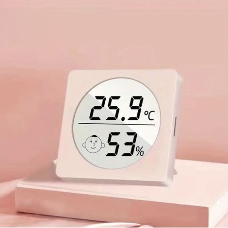 Digitales Hygrometer, Innenraumthermometer, Feuchtigkeitsmesser, Mini-Feuchtigkeitsmesser, Raumthermometer mit Temperatur- und Feuchtigkeitsanzeige