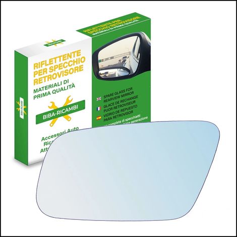 Vetro specchio retrovisore azzurrato sx compatibile per audi a6 (4b) restyling (1/3)