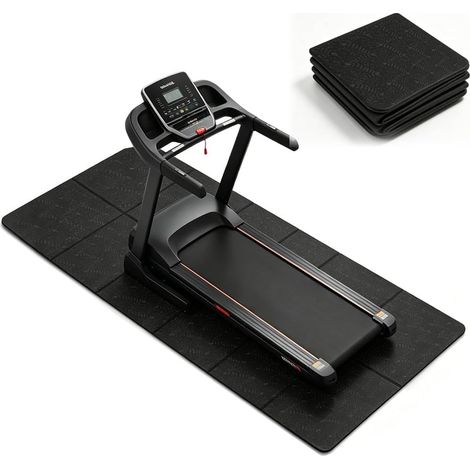 Tapis De Protection De Sol pour Appareil De Fitness, 183x61 cm, 6 mm D'éPaisseur Tapis De Fitness Pliable en PVC pour Moquettes Et Parquets, AntidéRapant Et ImperméAble, Compatible avec Tapis (1/5)