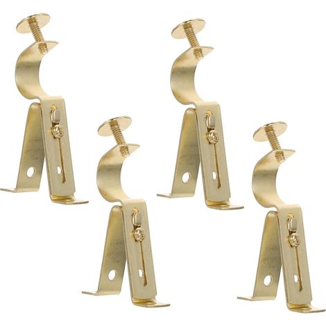 Soportes retro de acero de 4 piezas: base estable, ajustable, para decoración del hogar. (1/4)