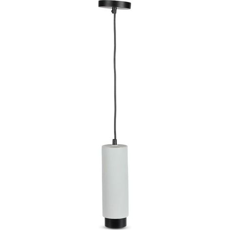 V-TAC VT-864 1mt GU10 luminaire suspendu à led avec suspension en métal noir - sku 3134 (1/5)