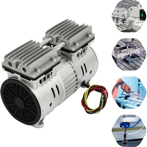 550W Vakuumpumpe Ölfrei Unterdruckpumpe Vakuum Industrie Labor Vakuum Pumpe 8Bar (1/5)