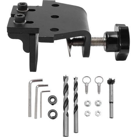 Gabarit chevilles 3 en 1 multifonction – Localisateur perçage avec forets 8/10/15mm assemblage meubles, menuiserie (1/5)
