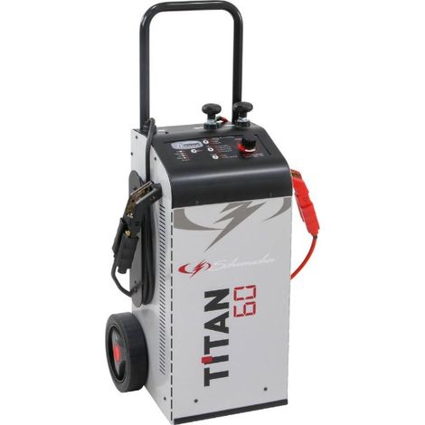 Chargeur démarreur SCHUMACHER sur roues 12/24V TITAN 60 - 54074