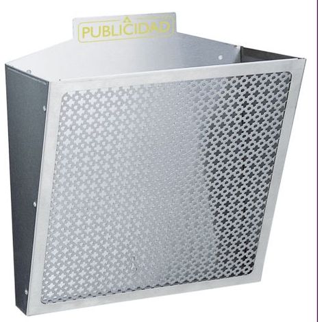 CESTA PUBLICIDAD PLATA E-2312