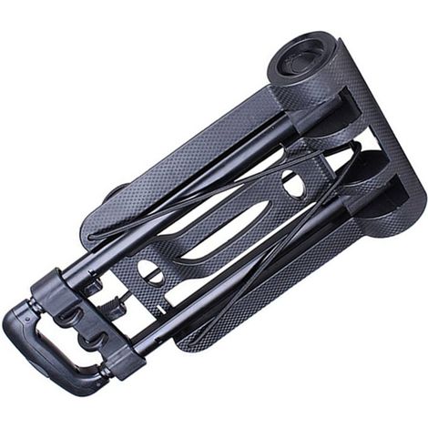 Petit diable pliable à 2 roues, chariot à bagages portable et compact, idéal pour les voyages, le shopping et l'aéroport. (1/5)