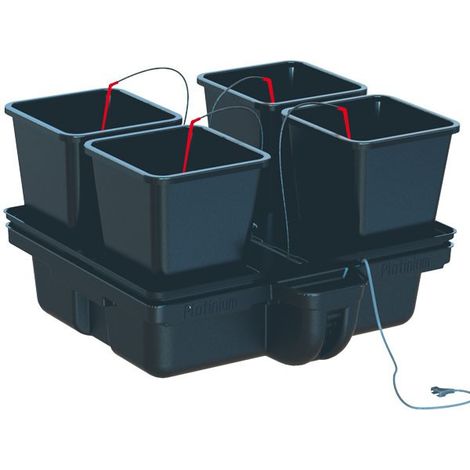 Système hydroponique - HydroStar 80 Big pots 4 pots 18 L 80 x 75 cm - Platinium Hydroponics