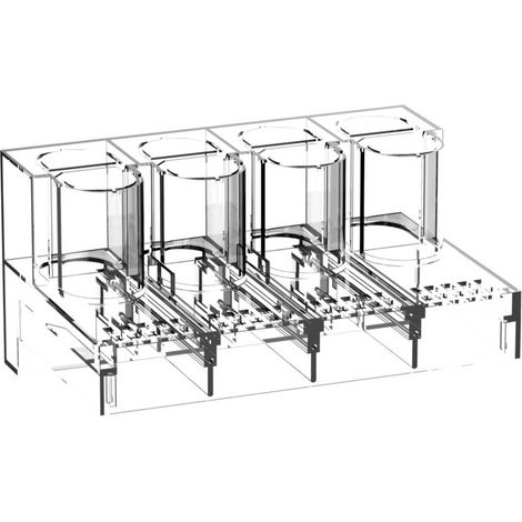 Cache-bornes 4Pôles TeSys G115-225 - LA9G4701