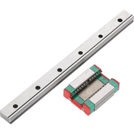 1 bloc de guidage linéaire miniature LML12B de 12 mm de largeur (150 mm) (1/5)