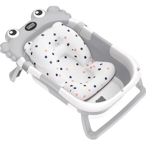 Bañera para bebé, diseño plegable, control de temperatura en tiempo real, gris 2 (1/2)