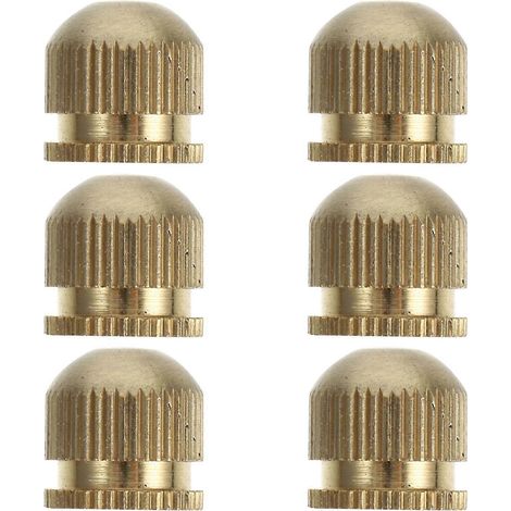 Lot de 6 écrous et capuchons de vis métalliques M5 pour luminaires suspendus. (1/3)