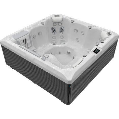Wellis Atlas Life Deluxe Whirlpool Außenwhirlpool 215x215x86,5cm für 6 Personen inkl. Thermocover (1/5)