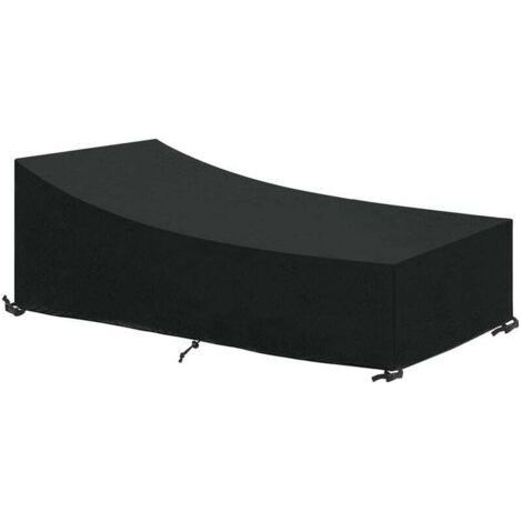 Housse Transat, Housse pour Chaise Longue Exterieur, Housse de Protection pour Transat de Jardin,210x75x80/40cm (1/4)