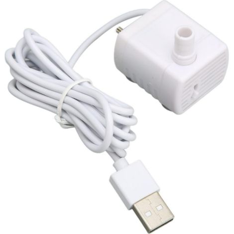 Dispensador de agua para mascotas USB sin escobillas de 5 V CC, bomba de agua anti-ebullición en seco, mini bomba sumergible