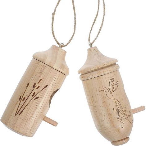 Nichoir à colibris de jardin en bois, nichoir suspendu, lot de 4