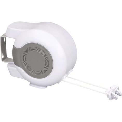 Étendoir à linge double extensible - 13 m - Blanc (1/5)