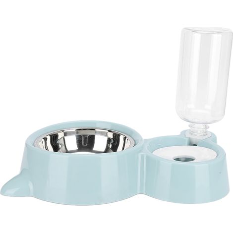 Distributeur automatique de nourriture et d'eau pour chats et chiens, grande capacité. (1/5)