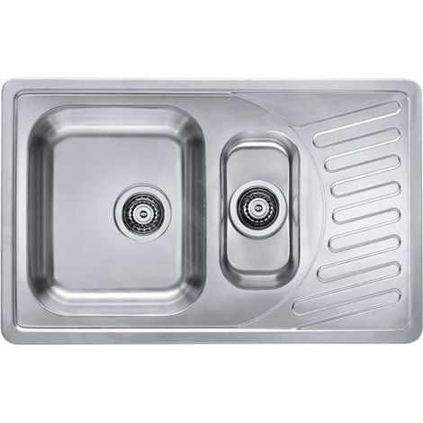 Alveus Elegant - Évier 810x510 mm, inox 1009247 (1/3)