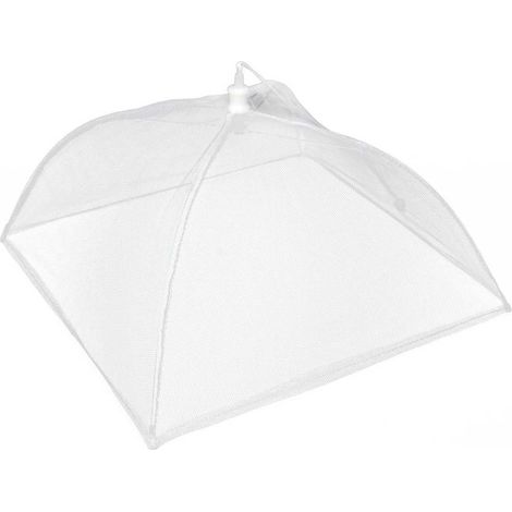 Lot de 2 cloches moustiquaires blanches rétractables