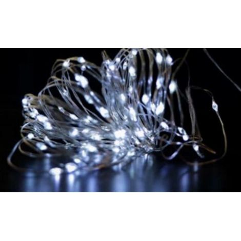 Playoplast 50 tropfen weiße leds auf kupferdraht mit batterien 14219290