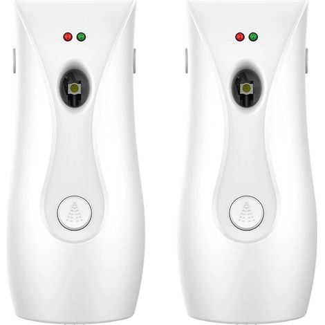 Diffuseur De Perfume Automatique - Montaje En Pared - Ajustable - Para Baños Públicos Y Hoteles - 300 Ml - Pack De 2 (1/5)