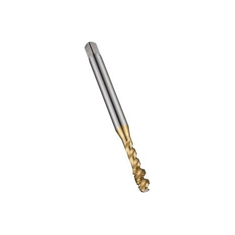 Fraise à filetages machine DIN 371C EX00TIN M6x1mm HSS-E-PM TiN 2,5XD 6H (1/3)