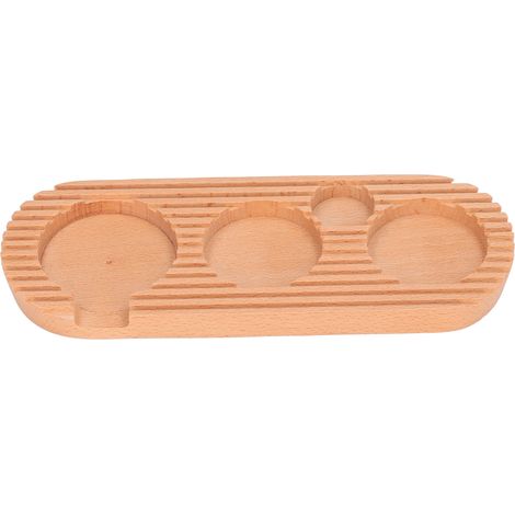 Multifunktionaler Holzständer für Kaffeetamper, ideal für die Kaffeezubereitung. (1/5)