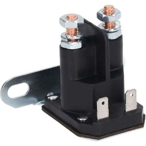 Relais de démarreur à solénoïde en aluminium ABS et cuivre, 1 unité, 12 V CC, accessoire de remplacement pour tracteur de pelouse MTD 725 04439B (1/5)