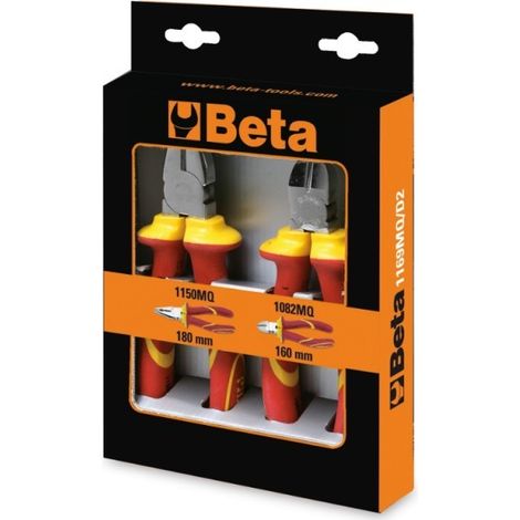 Beta SET PINZA 180MM E TRONCHESE 160MM ISOLATI