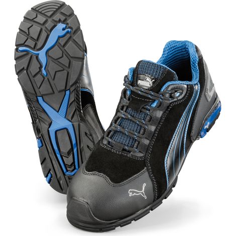 Sicherheitsschuh Rio Black Low Gr.43 schwarz/blau Leder S3 SRC EN20345 PUMA