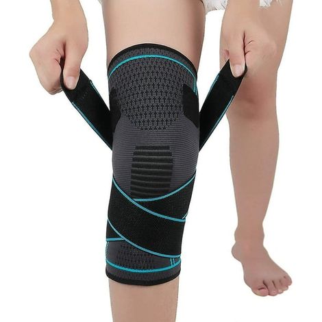 Genouillère, genouillère pour arthrite et déchirure du ménisque, genouillère ajustable, genouillère de sport pour hommes et femmes (1/5)