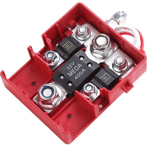 Clip de batterie automobile 32 V 400 A, borne de batterie, pince estampée, capuchon en laiton, accessoires pour clip de batterie automobile 32 V 400 A, borne, pince estampée, capuchon de protection (1/4)