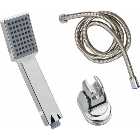 Soffione Doccia Manuale con Tubo 1,5 m Cromato vidaXL