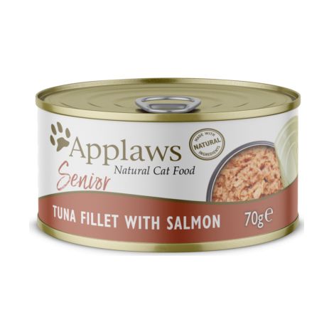 NOURRITURE HUMIDE POUR CHATS APPLAWS APPLAWS - NOURRITURE HUMIDE POUR CHAT 70 G - SENIOR - TUNA SAUMON (171-328) /CHATS