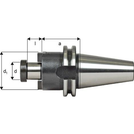 Chuck Fragole Din 69 871, D: 32 Mm , Iso 40, 50 Mm, L: 24 Mm, D1 78 Mm