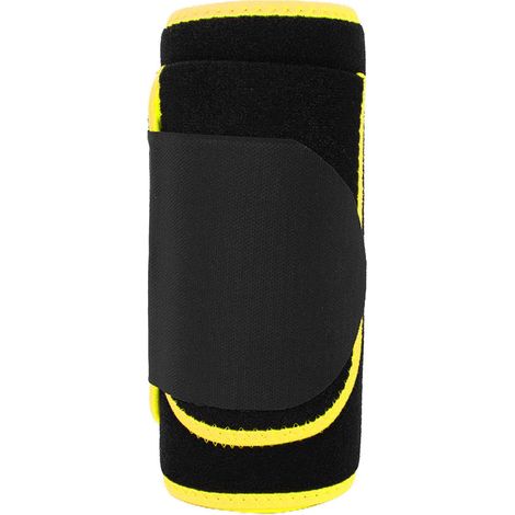 Ceinture De Soutien Lombaire - Matériau Respirant Et Élastique - Pour Running Fitness Gymnastique Danse - Taille S Jaune (1/5)