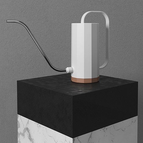 Arrosoir en Plastique Style Scandinave pour Plantes d'Intérieur avec Bec Long et Courbé (1/5)
