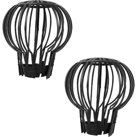 2 pièces Protection Gouttière Flexible Filtre Entonnoir Plastique Anti obstruction Garde Pluie Jardin Protection et Parasites Installation Facile DIY (1/5)