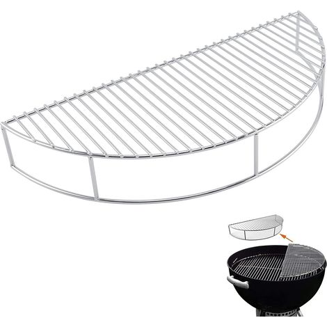8836 52,3CM Grille Réchauffement pour Weber 57CM Charbon Gril, pièces de Gril Chromées pour Grils à Charbon Weber Grandes à Une Touche, Charbon Bois Bar-B-Kettle, Fumoir Smokey Mountain Cooker