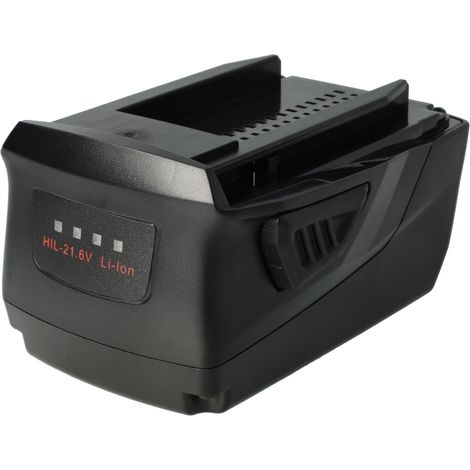 vhbw Akku kompatibel mit Hilti AG 125-A22, HDE 500-A22, SCM 22-A, SCW 22-A Elektrowerkzeug (4000mAh Li-Ion 21,6 V)