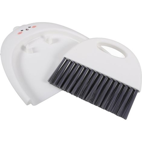 Mini Balai et Pelle à Poussière pour Bureau et Voiture Kit de Nettoyage (1/5)
