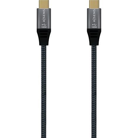 Cable USB-C Aisens A107-0670 60 cm Gris (1 unidad) (1/3)