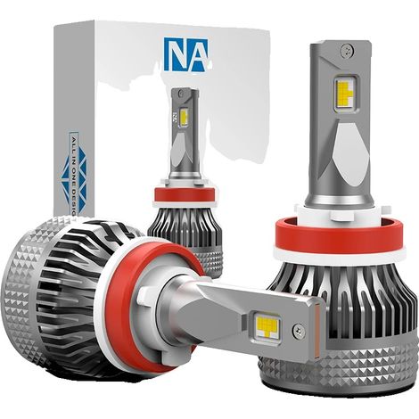 Ampoule de phare LED, 7200 lumens de sortie, installation facile, 6500K, H11 (1/5)
