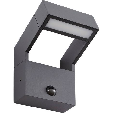Arcchio Lámpara de pared exterior 'Kovato' en Gris Metal