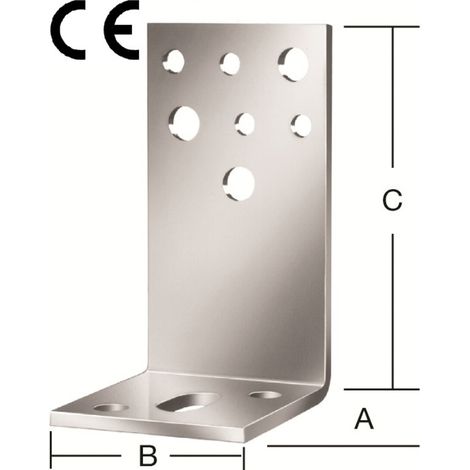 Vormann Schwere Stützenschuhe feuerverzinkt 110 x 70 x 60 mm Pfostenträger (1/3)