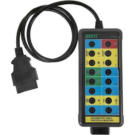 Testeur de brochage OBD2 pour la maintenance, le diagnostic, la programmation et le codage du protocole OBD2 (1/5)