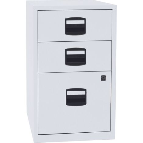 BISLEY Beistellschrank Home Office Verkehrsweiß (1/5)